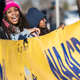 In this Jan. 21, 2019, students from Benedict College line up for a march during the annual Martin Luther King Jr. Day at the Dome event in Columbia, S.C., an event that regularly draws presidential candidates. Now, the college will be the site of political interest once again, with Donald Trump set to speak at the school on Oct. 25, 2019, at a criminal justice forum.